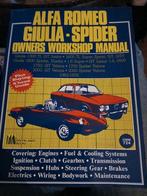 Alfa Romeo Giulia Spider Werkplaatshandboek, Ophalen