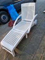 Hartman ligbed  ligstoel met kussen €10 info 06 11363680, Tuin en Terras, Ophalen, Zo goed als nieuw, Kunststof