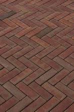 Dikformaat klinkers 14,4 m2 rood, Ophalen, Overige materialen, Klinkers, Nieuw