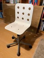 Bureaustoel Ikea Jules wit, Huis en Inrichting, Bureaustoelen, Ophalen, Zo goed als nieuw, Wit