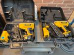 2x DeWalt tacker / Accu Spijkerpistool 18V DC618, Ophalen, Gebruikt