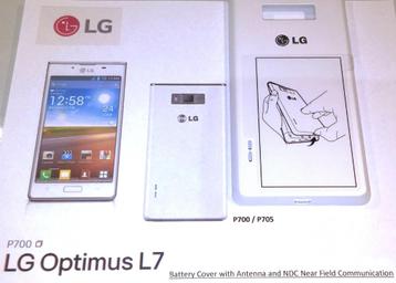 LG Optimus L7 P700 P705 Original LG-UO-1 Back Lid Cover NFC beschikbaar voor biedingen