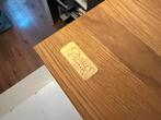 Oako Denmark oak ergonamic electric work table w/ cable hold, Ophalen, Elektrisch, Zo goed als nieuw, Bureau