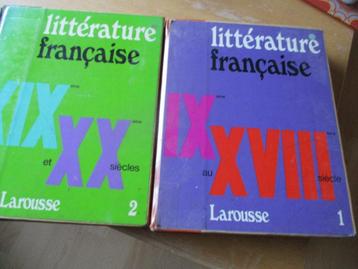 A. Adam e.a."Littérature Francaise: 2 delen. beschikbaar voor biedingen