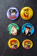 6 x speldje button Winnetou Billie Turf Sjors en Sjimmie enz, Verzamelen, Ophalen, Zo goed als nieuw, Figuurtje