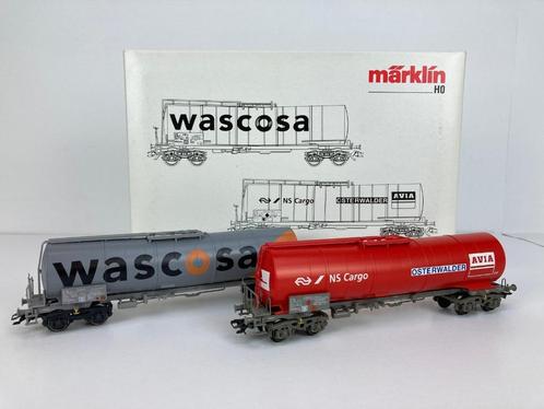 Märklin 46552 - Ketelwagen Set Wascosa + NS/Cargo, Hobby en Vrije tijd, Modeltreinen | H0, Nieuw, Wagon, Wisselstroom, Märklin