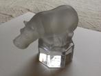 GOEBEL nijlpaard van kristal, Antiek en Kunst, Antiek | Glas en Kristal, Ophalen of Verzenden