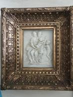 Biggs & Sons London Alabaster schilderij lijst achter glas, Antiek en Kunst, Ophalen