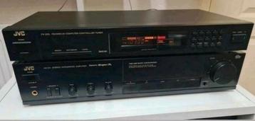 Jvc stereo set versterker ax-211 + tuner fx-331l vintage beschikbaar voor biedingen