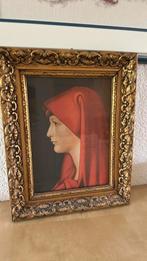 Saint Fabiola in oude lijst., Antiek en Kunst, Ophalen of Verzenden