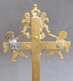 18 de eeuw Vlaams Koperen Kruis Kruisbeeld Corpus Christus, Ophalen of Verzenden