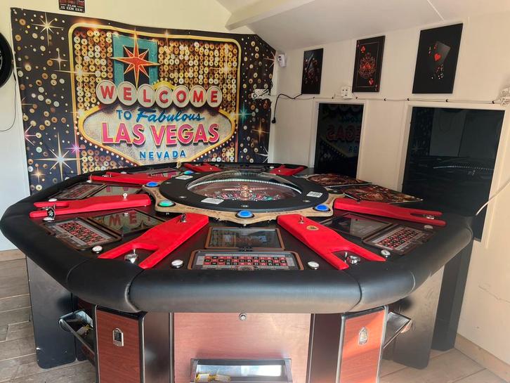 Automatische Roulette 6 speler Megastar Elam Group, Verzamelen, Automaten | Gokkasten en Fruitautomaten, Zo goed als nieuw, Euro