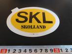 sticker bier bumpersticker SKL skolland skol, Verzamelen, Ophalen, Zo goed als nieuw