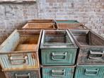 Oude fabrieks kisten | industriële |  vintage, Gebruikt, Info@woodfarm.nl, 4251NT, Ophalen of Verzenden