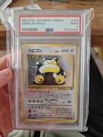 Snorlax Japanese Jungle HOLO PSA 9 Pokémon TCG, Nieuw, Foil, Ophalen of Verzenden, Losse kaart