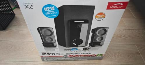 Speedlink Gravity 2.1 speakerset met actieve subwoofer., Audio, Tv en Foto, Luidsprekers, Zo goed als nieuw, Subwoofer, Overige merken