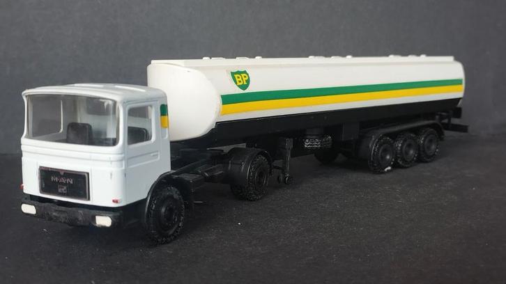 Man F8 BP Tanker 1:50 Gescha Conrad Pol, Hobby en Vrije tijd, Modelauto's | 1:50, Zo goed als nieuw, Bus of Vrachtwagen, Conrad