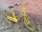 Gele Stadsfiets/Krantenfiets, Ophalen, Onbekend, Handrem, 53 tot 56 cm