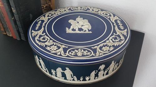Zeldzaam & groot mooi antiek engels blik in reliëf €8, Verzamelen, Blikken, Gebruikt, Overige, Overige merken, Ophalen of Verzenden