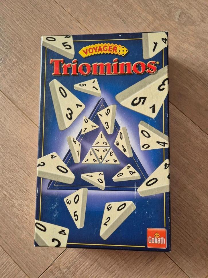 Triominos Travel, Hobby en Vrije tijd, Gezelschapsspellen | Bordspellen, Gebruikt, Ophalen of Verzenden