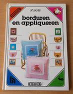 Borduren en Appliqueren - Hobby Boek / Ondori - 1983, Hobby en Vrije tijd, Borduren en Borduurmachines, Patroon, Gebruikt, Ophalen of Verzenden