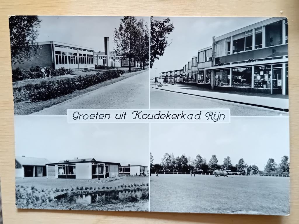 Ansichtkaart Koudekerke a.d. Rijn, Verzamelen, Ansichtkaarten | Nederland, Ophalen of Verzenden, Zuid-Holland