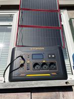Draagbare 2200W Powerstation +300w Zonnepaneel Thuisbatterij, Ophalen of Verzenden, Nieuw