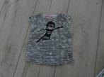 Tumble 'n Dry - Grijs gestreept shirtje - 68, Kinderen en Baby's, Babykleding | Maat 68, Meisje, Shirtje of Longsleeve, Gebruikt