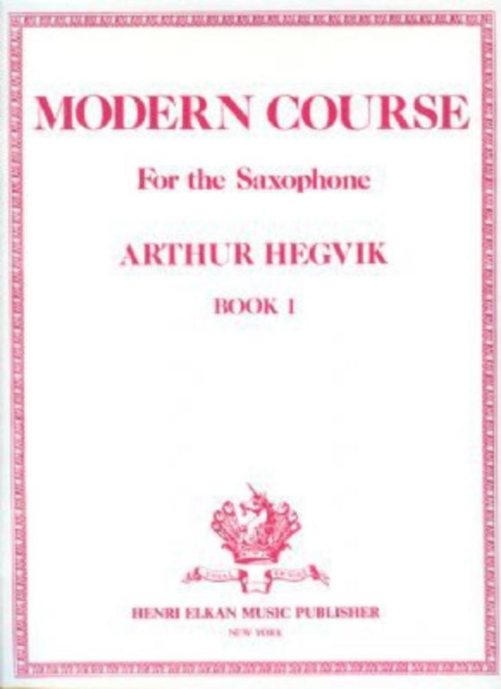 lesboeken saxofoon: Modern course for the saxophone 1,2,3, Muziek en Instrumenten, Bladmuziek, Zo goed als nieuw, Les of Cursus