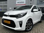 Kia Picanto 1.0 CVVT First Edition Clima Cruise Navi Carplay, Voorwielaandrijving, Stof, Gebruikt, Wit