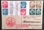 Zeppelin Post Deutschlandfahrten 1939 Graf Zeppelin., Postzegels en Munten, Brieven en Enveloppen | Buitenland, Verzenden, Briefkaart