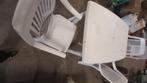 Tuin tafel en 4 hartman stoelen, Ophalen, 4 zitplaatsen, Kunststof, Gebruikt