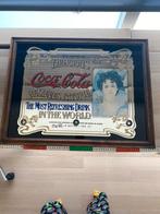 Vintage Coca Cola reclame spiegel, Ophalen, Rechthoekig, 50 tot 100 cm
