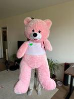 Mega grote teddy beer roze 140cm, Verzamelen, Beren en Cherished Teddies, Overige merken, Stoffen beer, Zo goed als nieuw, Ophalen