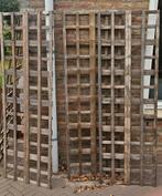 4 hardhouten trellis schermen / roosters voor klimplanten, Tuin en Terras, Ophalen, Gebruikt, Hout, Tuinhek