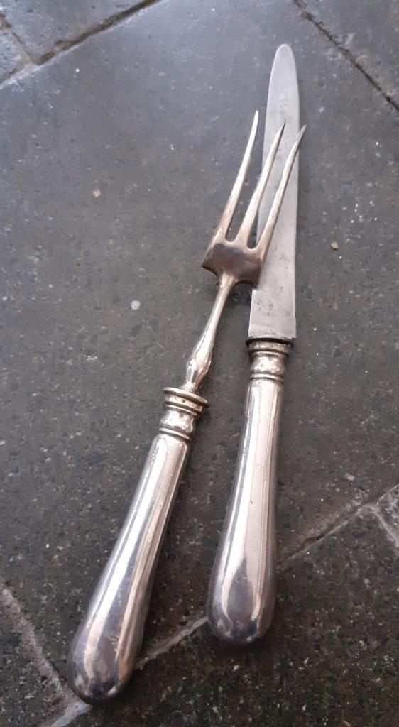 Trancheerbestek, Antiek en Kunst, Antiek | Bestek, Ophalen of Verzenden