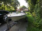 Leuke boot met 25 pk motor inclusief trailer, Watersport en Boten, Vis- en Consoleboten, 10 tot 30 pk, Gebruikt, Ophalen of Verzenden