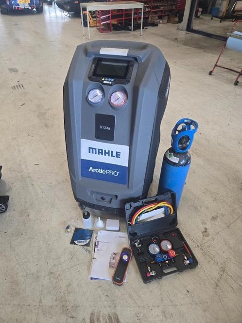 airco machine met  lektester, Auto diversen, Autogereedschap, Gebruikt, Ophalen