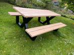 Picknicktafel stalen frame met douglas, Tuin en Terras, Ophalen, Nieuw, Rechthoekig