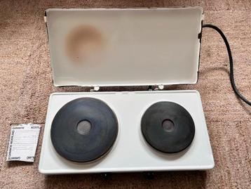 Elektrisch kookplaatje - 2 pits retro beschikbaar voor biedingen