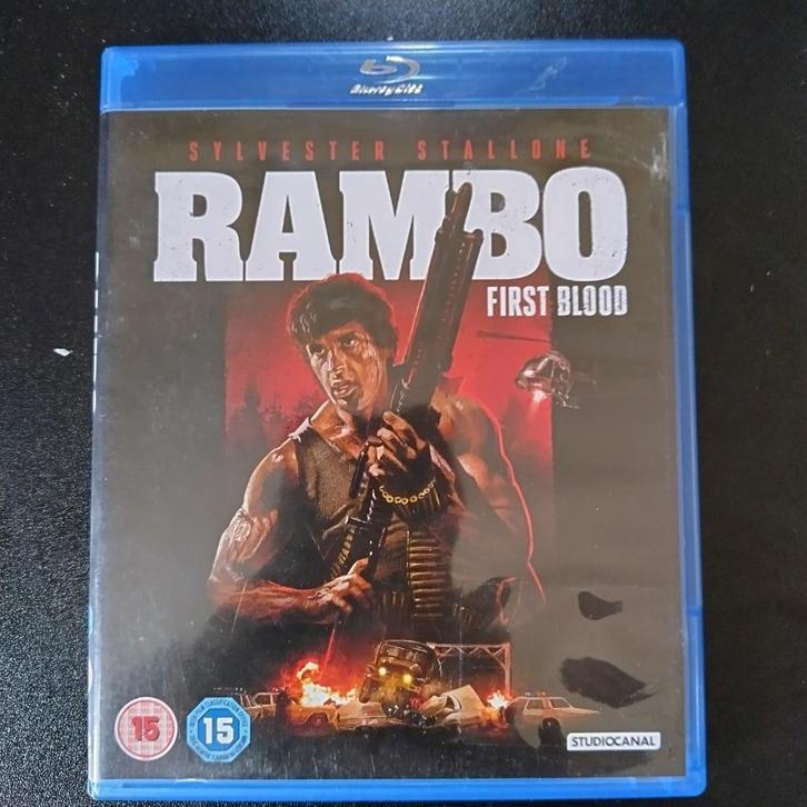 B4-1) Rambo First Blood (geen NL ondertiteling), Cd's en Dvd's, Blu-ray, Zo goed als nieuw, Actie, Ophalen of Verzenden