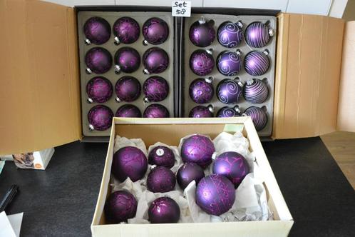 Leuke set kerstballen, set 58, Diversen, Kerst, Gebruikt, Ophalen of Verzenden
