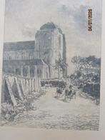 Originele tekening van de GROTEKERK te Veere, Ophalen