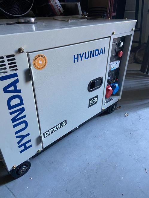 Aggregaat HYUNDAI DPX9.6 NIEUW, Doe-het-zelf en Verbouw, Aggregaten, Nieuw, Dieselolie, 5 tot 10 kVA, Elektrisch startend, Ophalen