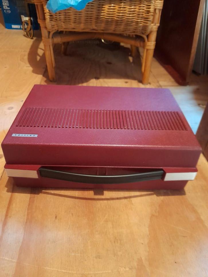 Philips Draagbare Platenspeler, Audio, Tv en Foto, Platenspelers, Gebruikt, Platenspeler, Philips, Ophalen of Verzenden