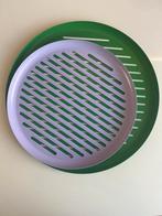 Tesammans Ikea decoratie schalen/ dienbladen.- Groen & Lila, Huis en Inrichting, Woonaccessoires | Dienbladen, Ophalen of Verzenden