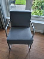 6 eetkamerstoelen - Jess Design met armleuning, Ophalen, Gebruikt, Metaal, Grijs