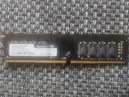 TEAMGROUP Elite 8GB DDR4 3200MHz CL22 Desktop Memory, Computers en Software, RAM geheugen, Gebruikt, Desktop, 8 GB, DDR4, Ophalen
