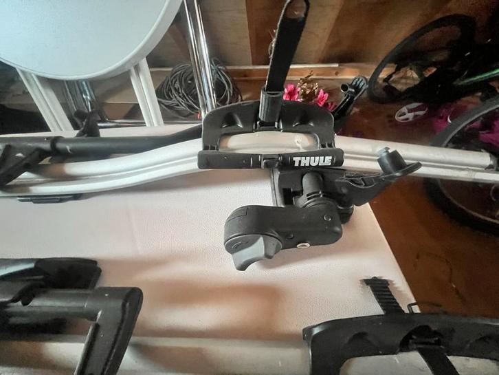 Thule ProRide Dak Fietsendrager - Zwart, Auto diversen, Fietsendragers, Gebruikt, Dakdrager, Ophalen