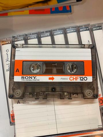 Zeldzame SONY CHF120 cassettebandjes - tapes jaren '80 beschikbaar voor biedingen